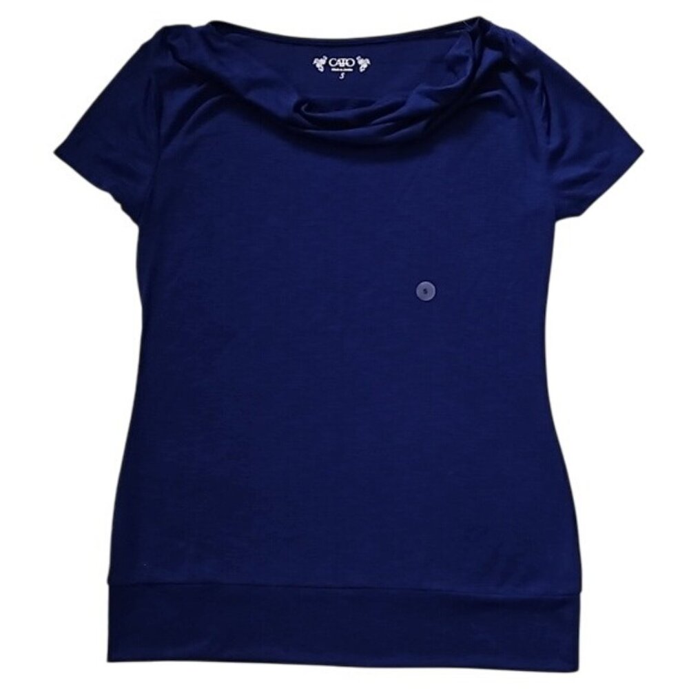 Cato Short Sleeve Blouse Top Size Small New Office Business Casual Careerwear